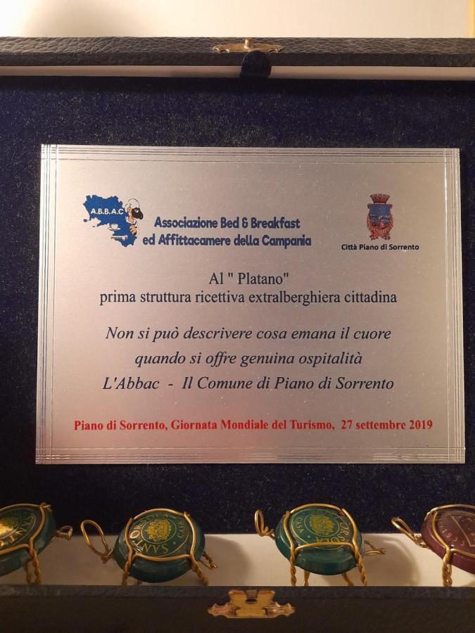 Il Platano Bed & Breakfast Piano di Sorrento Eksteriør bilde